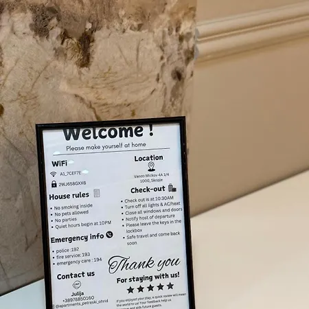 New Modern One Bedroom Julija Skopje