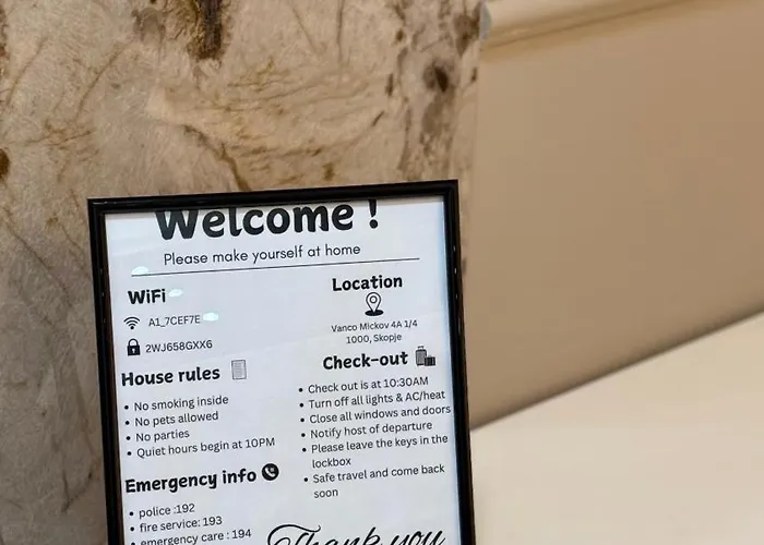 New Modern One Bedroom Julija Skopje