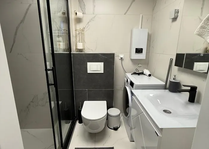 New Modern One Bedroom Julija Lejlighed Skopje